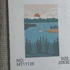 Paint by Numbers Kit –Sailboats at Sunrise (Single Canvas)